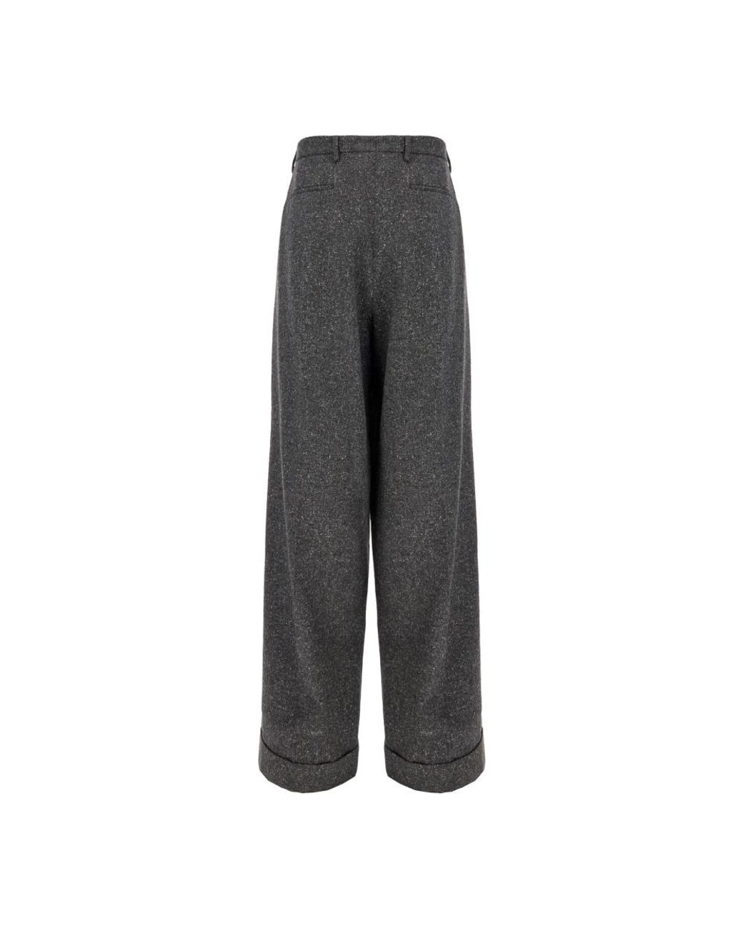 Valentino Garavani Gray Wide Trousers for men