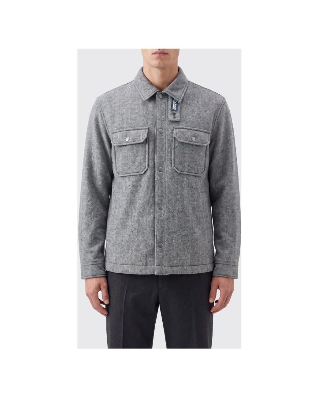 Light Jackets Woolrich de hombre de color Gray