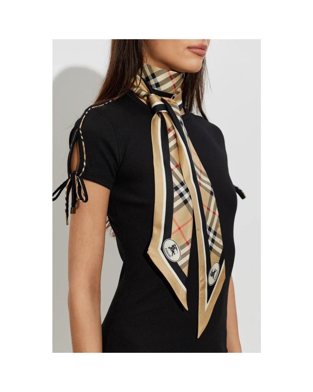 Burberry Metallic Silky Scarves