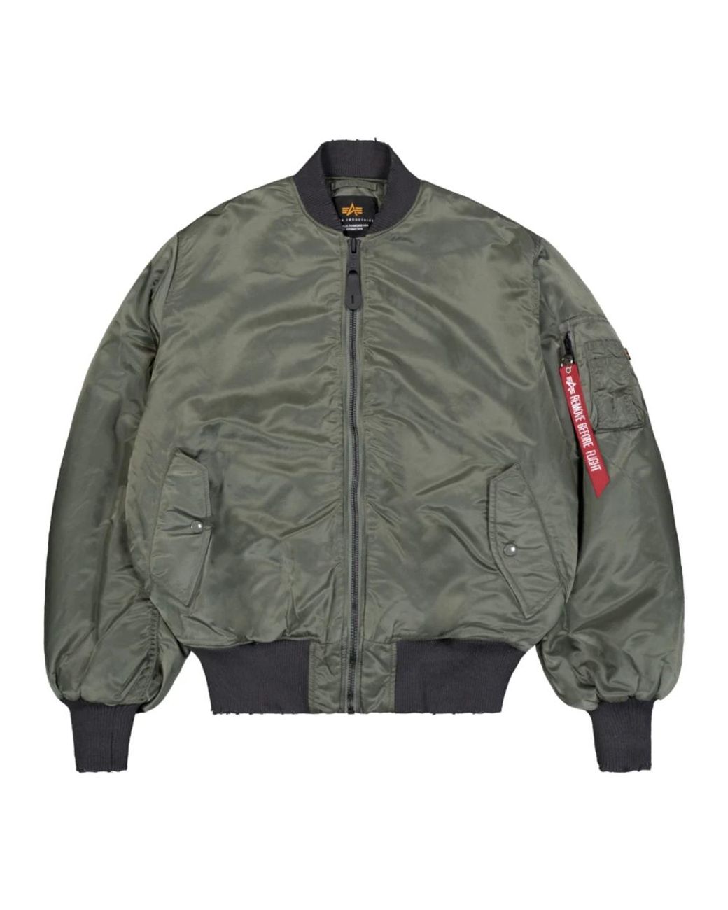 Alpha Industries Green Bomber Jackets for men