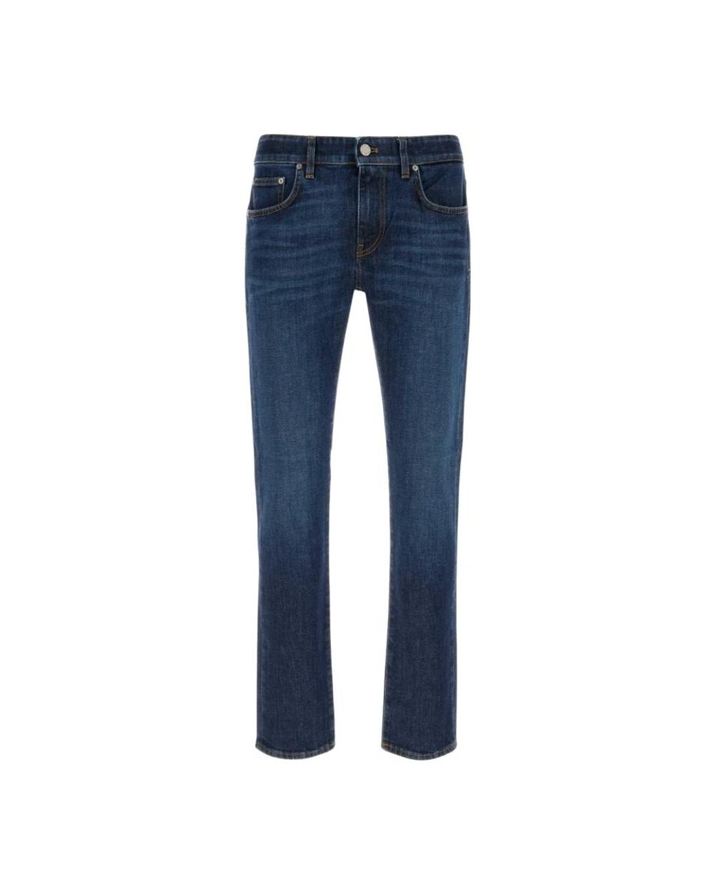 PT Torino Blue Straight Fit Jeans for men