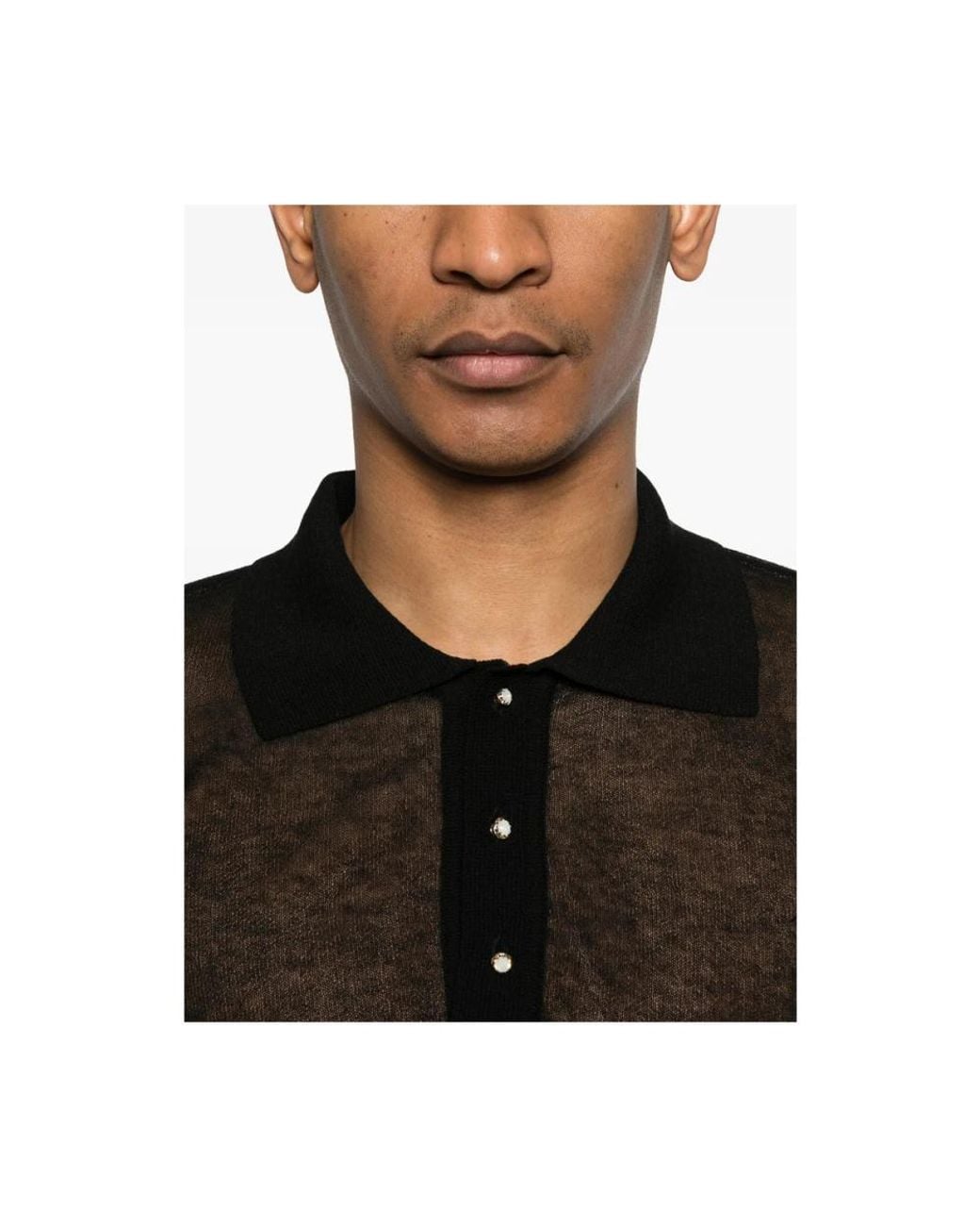 Ernest W. Baker Black Polo Shirts for men