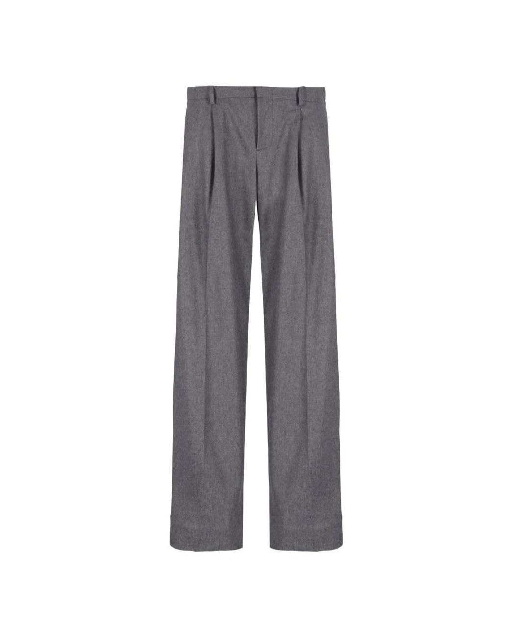 Laneus Gray Wide Trousers for men