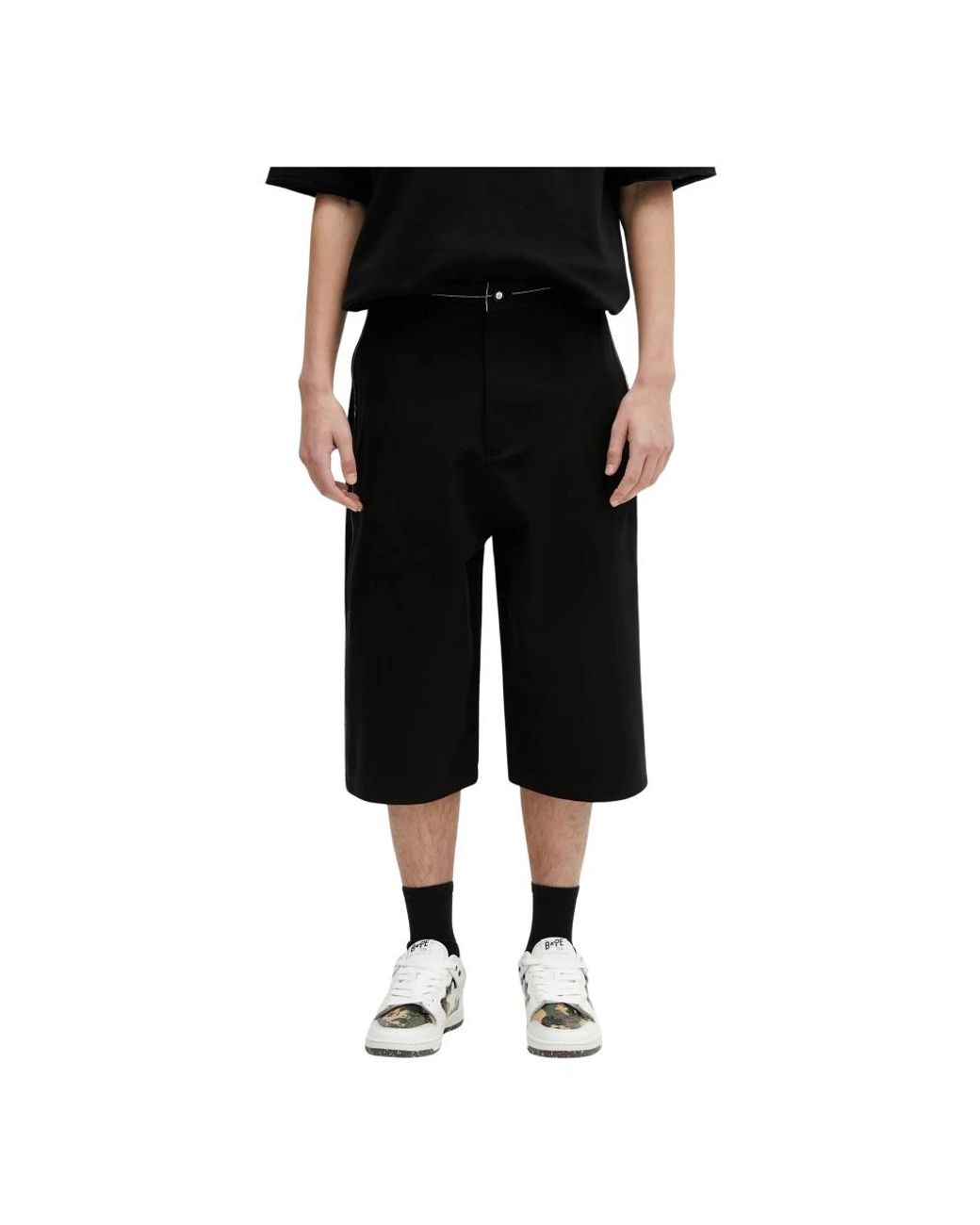 Long Shorts Adererror de hombre de color Black