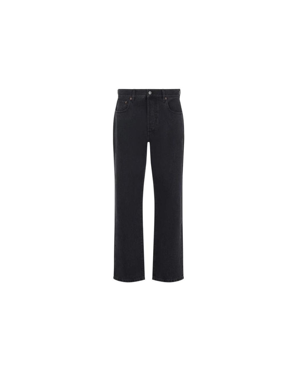 Valentino Black Straight Fit Jeans for men
