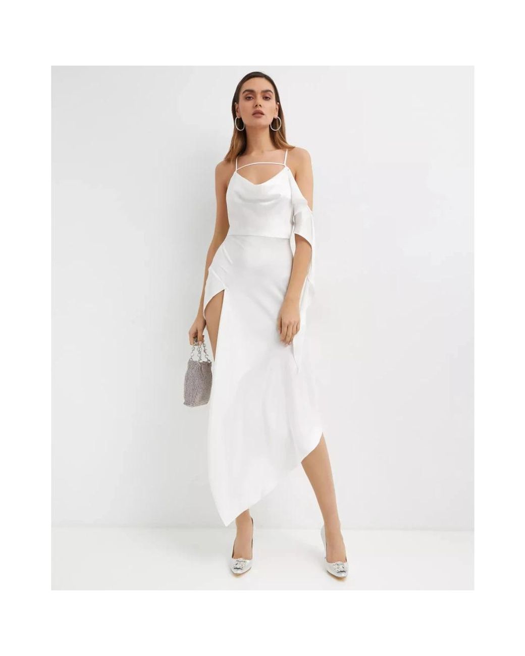 David Koma White Party Dresses