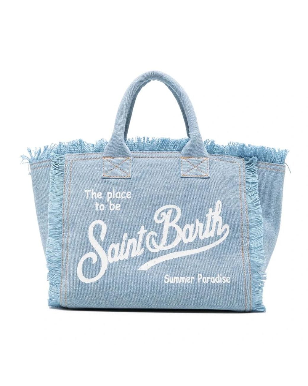 Mc2 Saint Barth Blue Shopping Bags