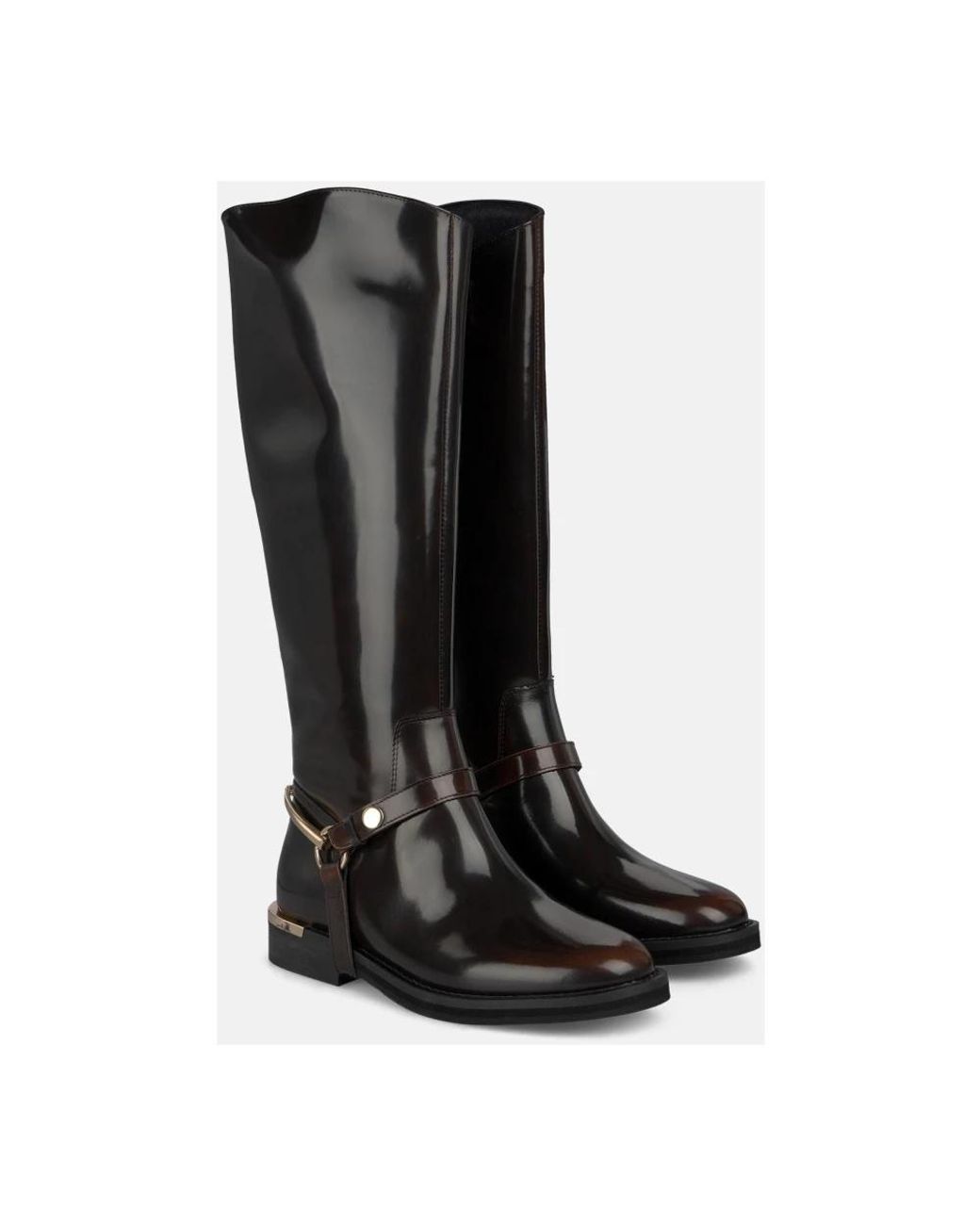 Alma En Pena. Black High Boots