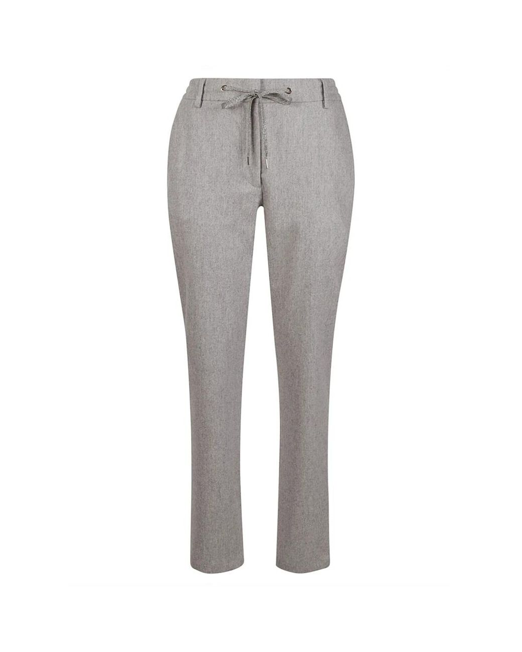 Eleventy Gray Slim-Fit Trousers