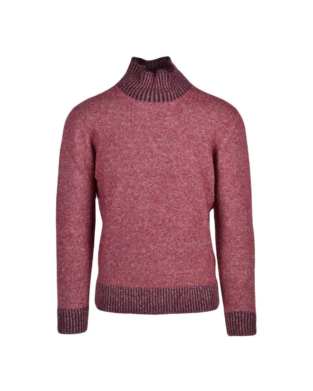 Kangra Red Turtlenecks for men