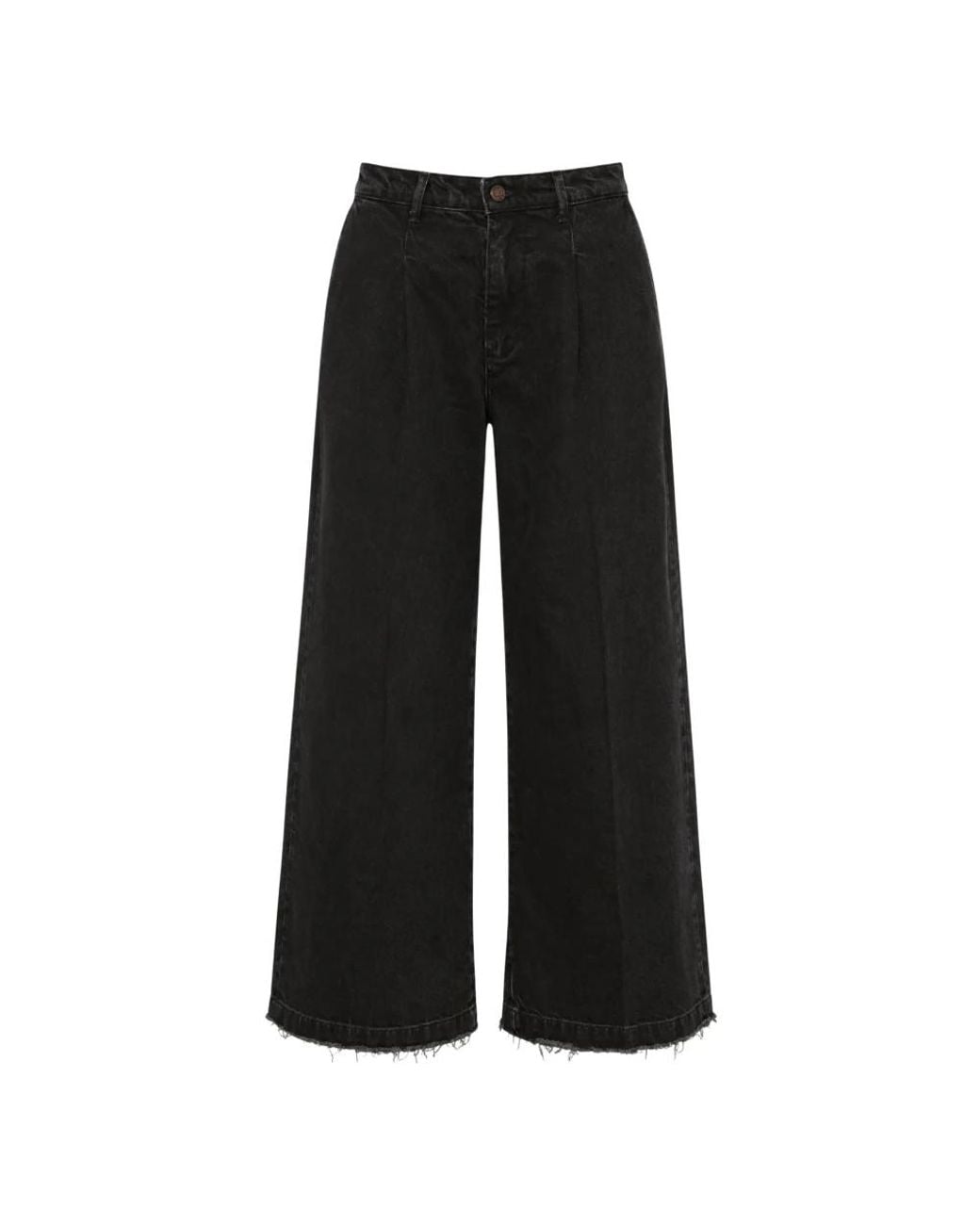 People Black Wide Jeans