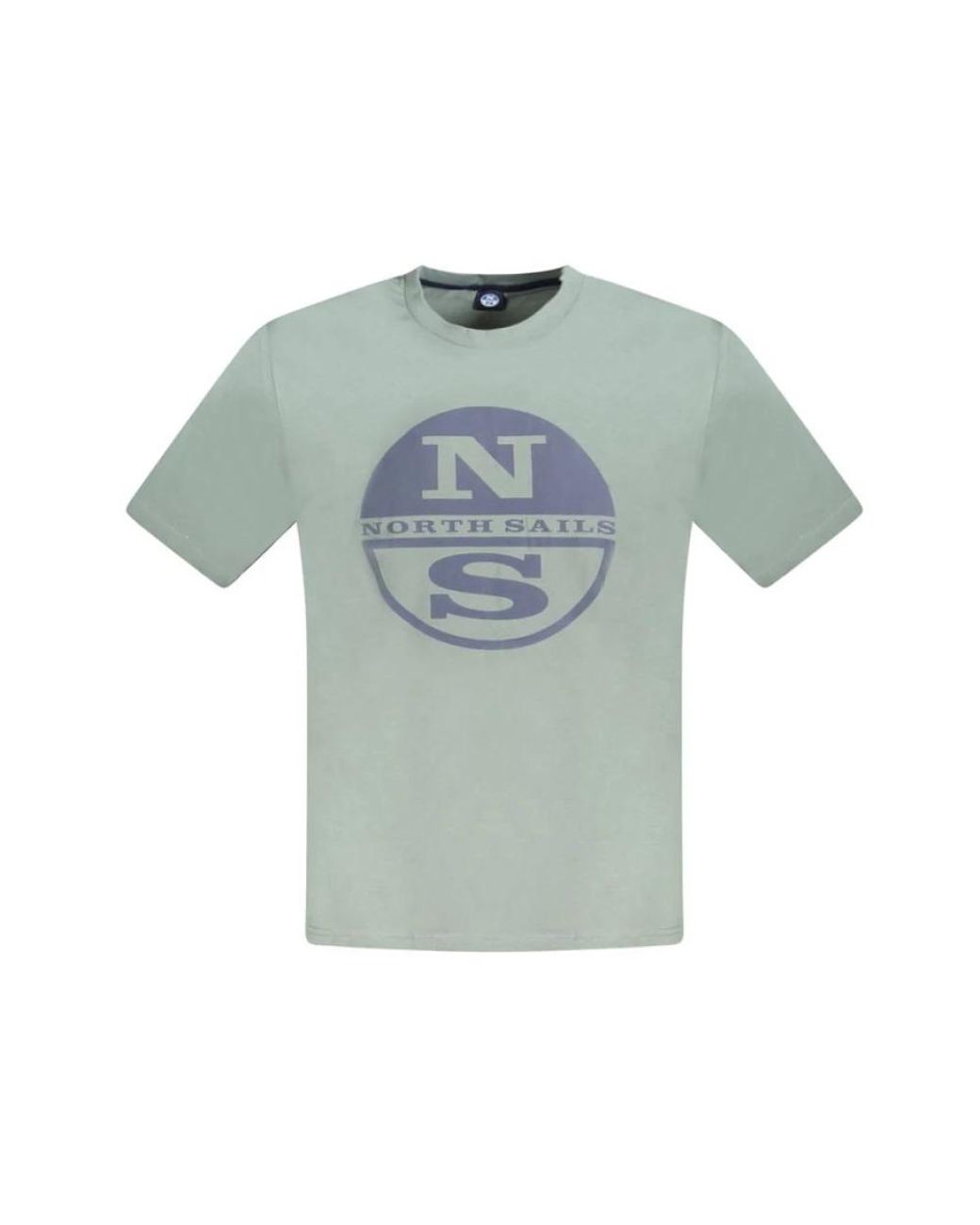 North Sails Tops ,Groen ,Katoen Groen Katoenen T-Shirt in het Green voor heren