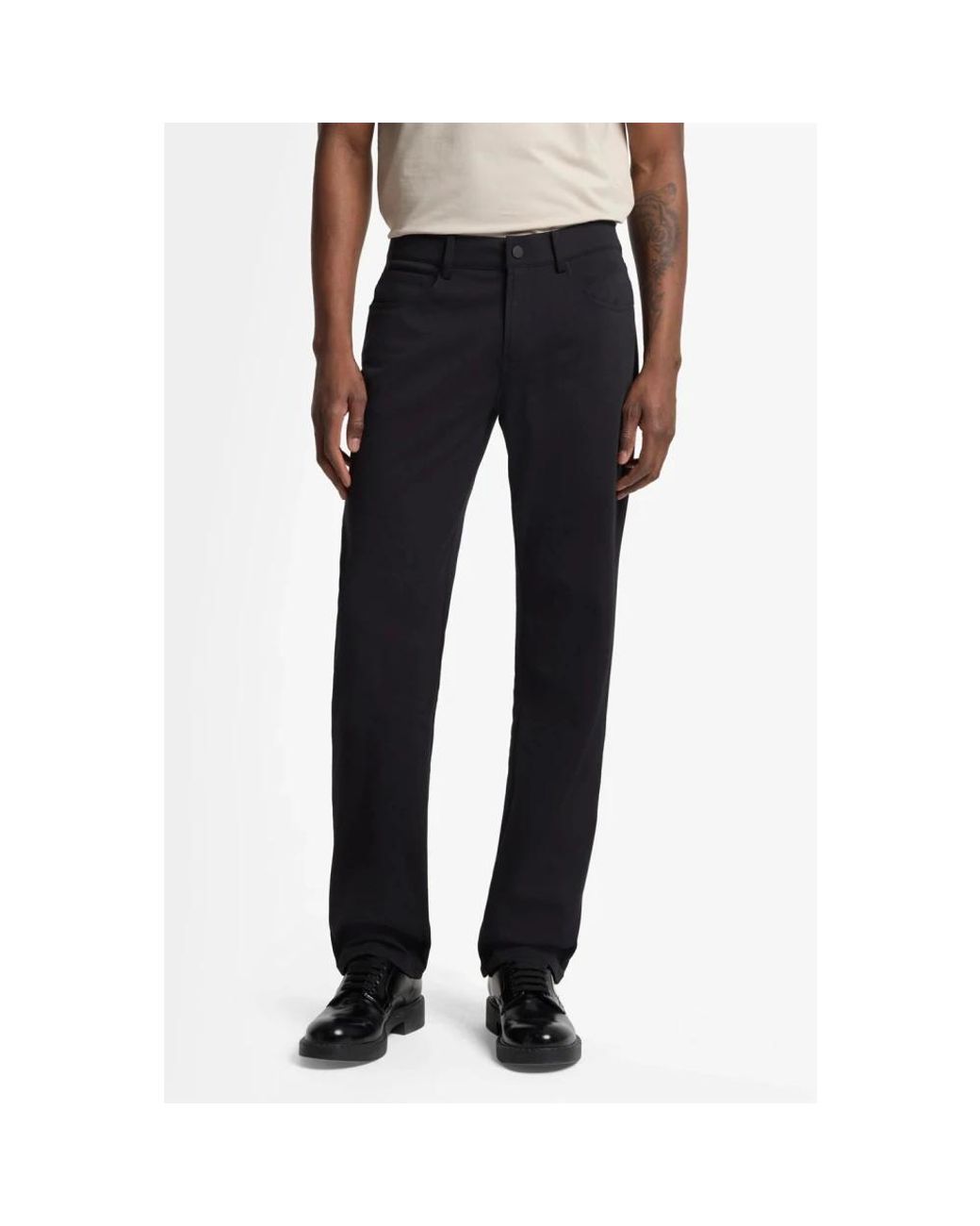 7 For All Mankind Black Chinos for men