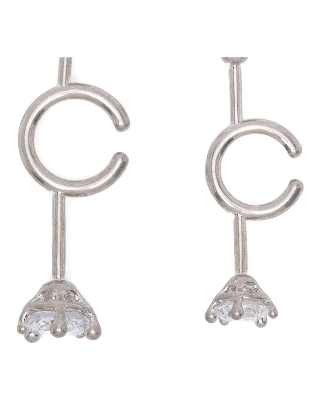 Earrings Panconesi de color White