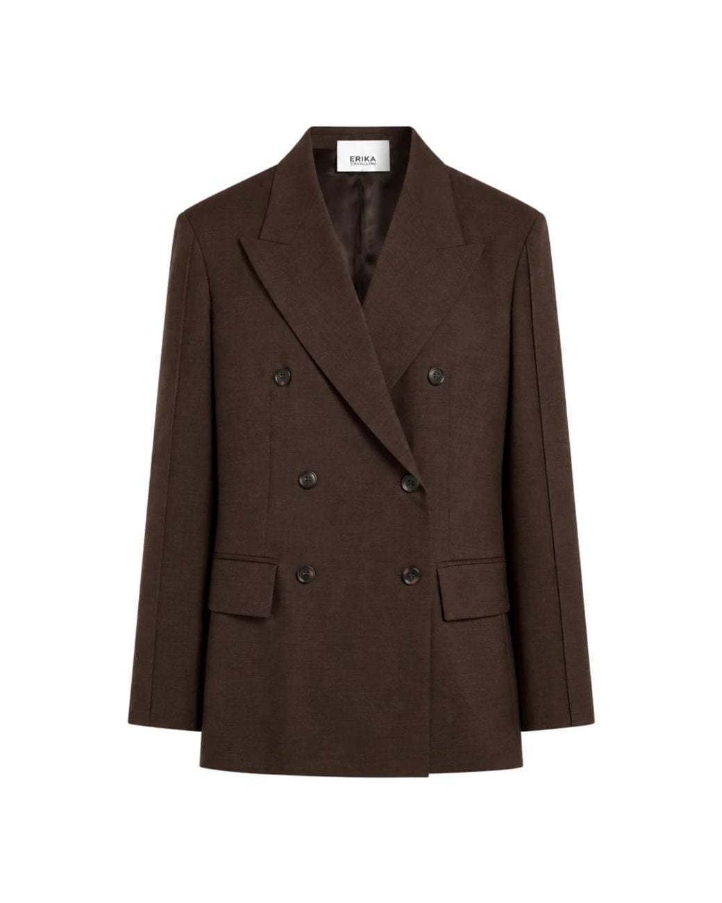 Erika Cavallini Semi Couture Brown Blazers