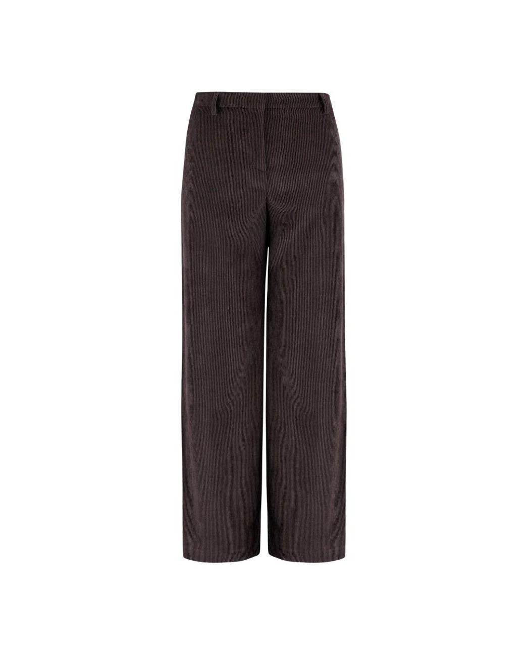 F.it Brown Wide Trousers