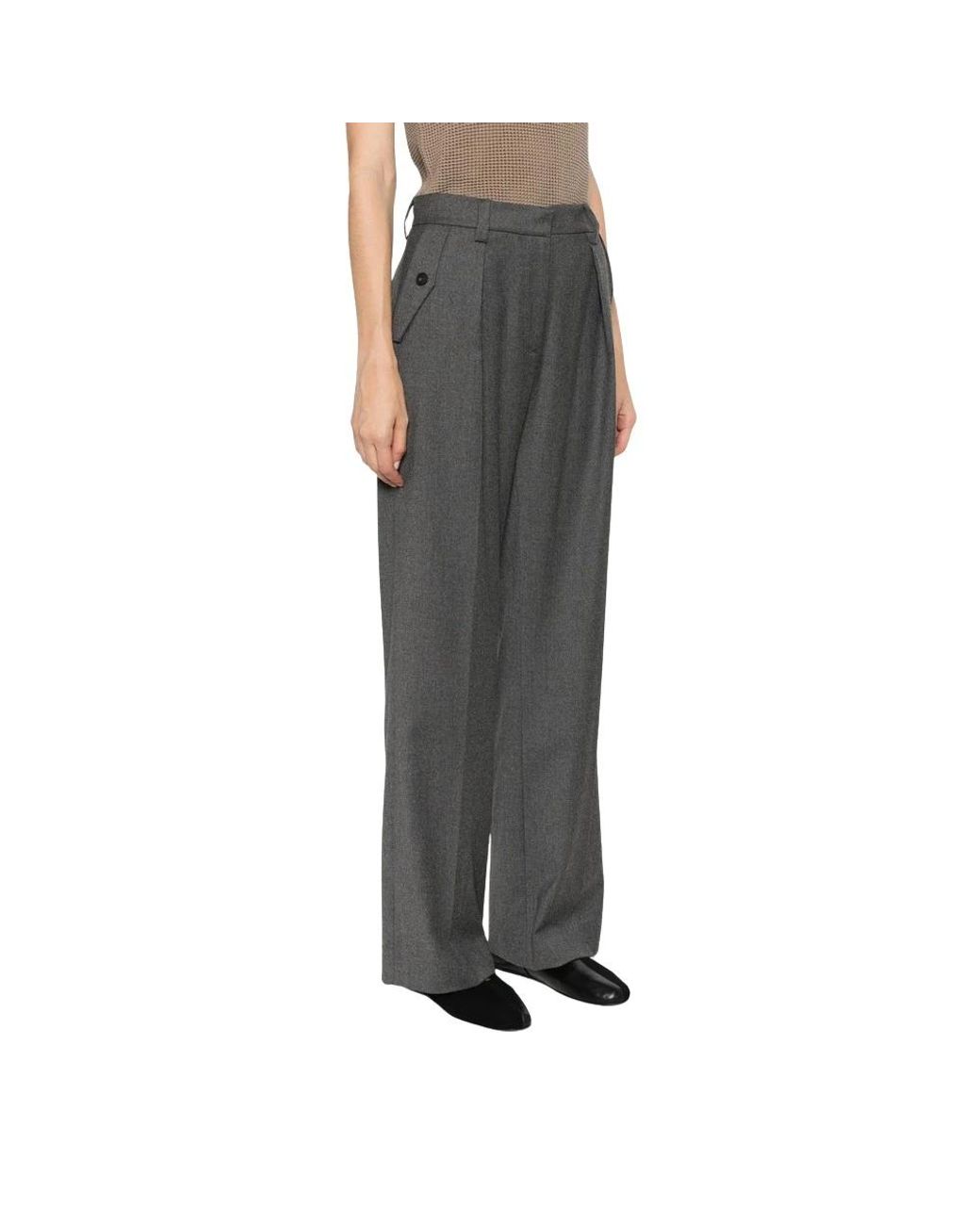 Antonelli Gray Straight Trousers
