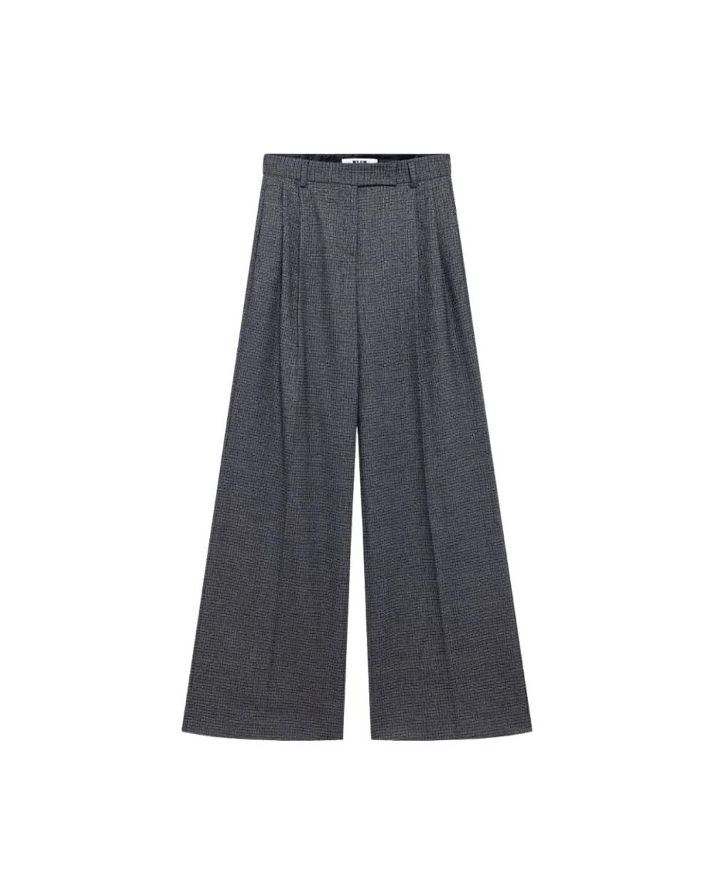 MSGM Broeken ,Grijs ,Wijde Broek in het Gray