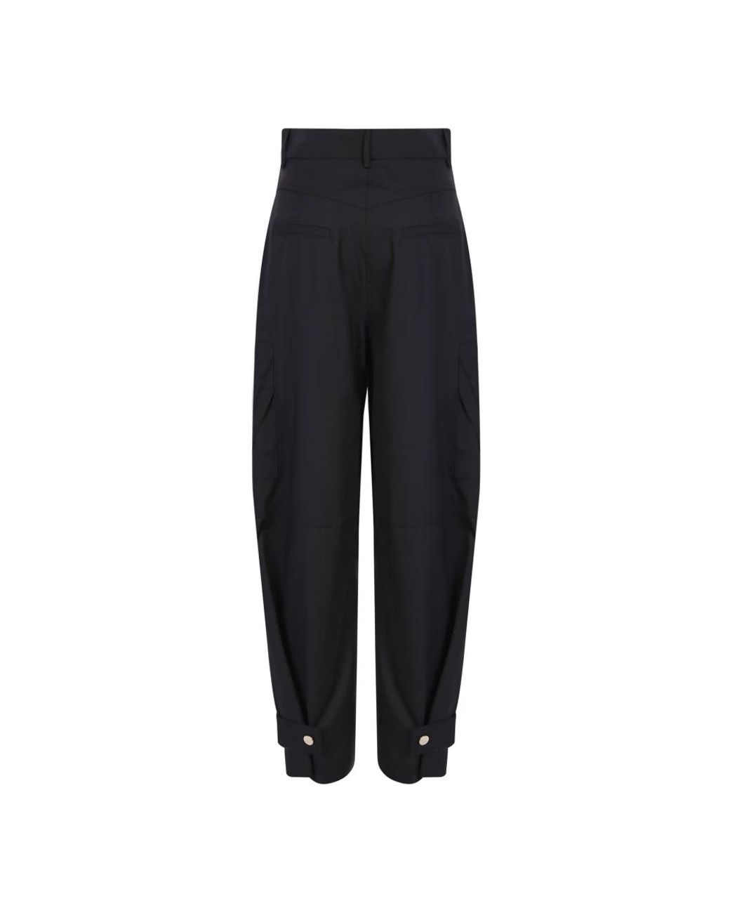 Blanca Vita Black Straight Trousers
