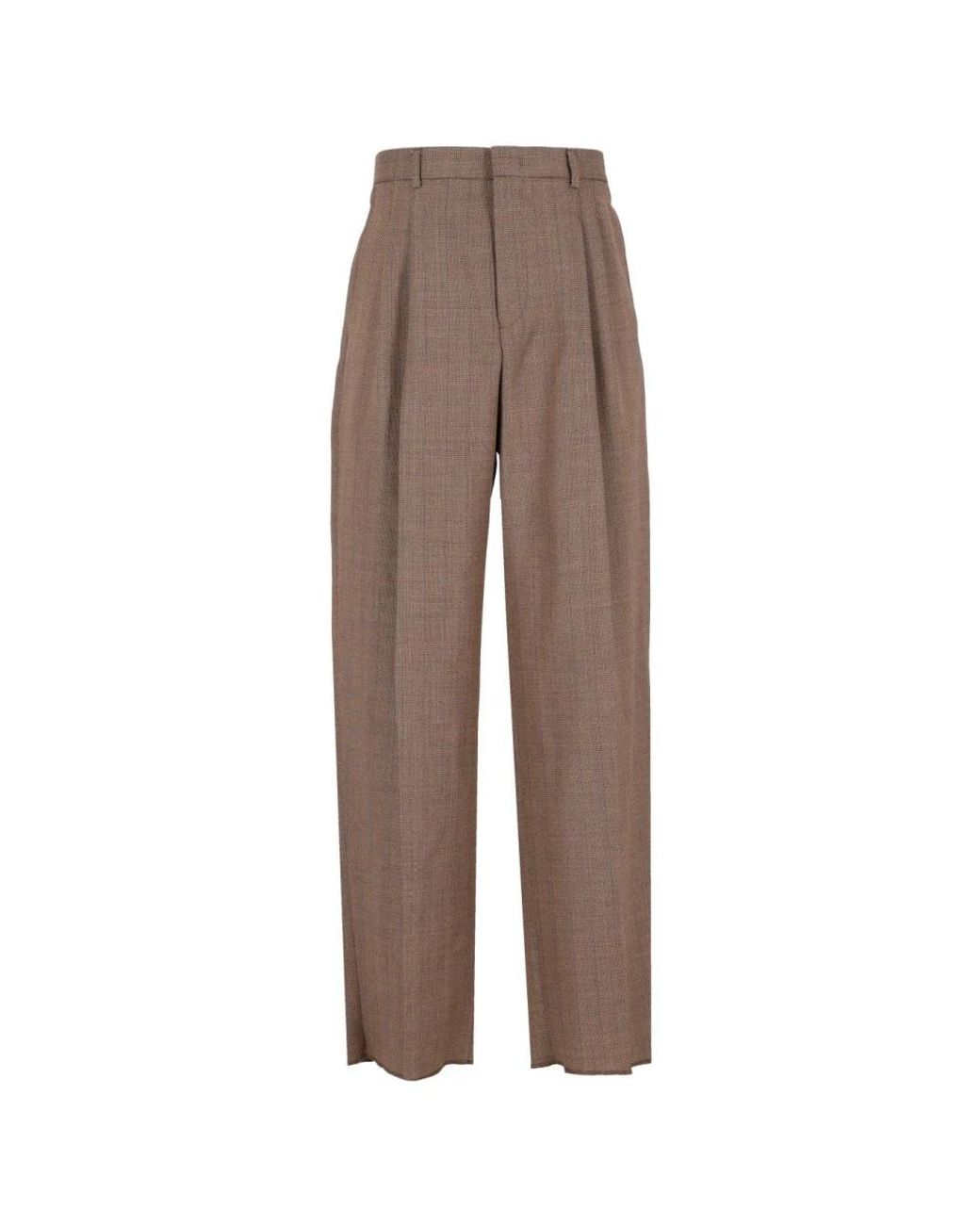 Emporio Armani Brown Suit Trousers for men