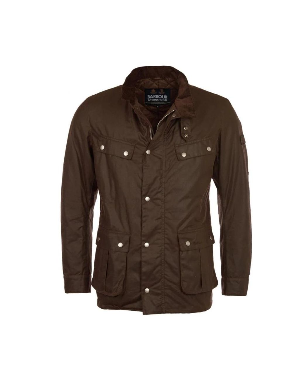 Barbour Jassen ,Bruin ,Katoen Duke Waxed Motorjas in het Brown voor heren