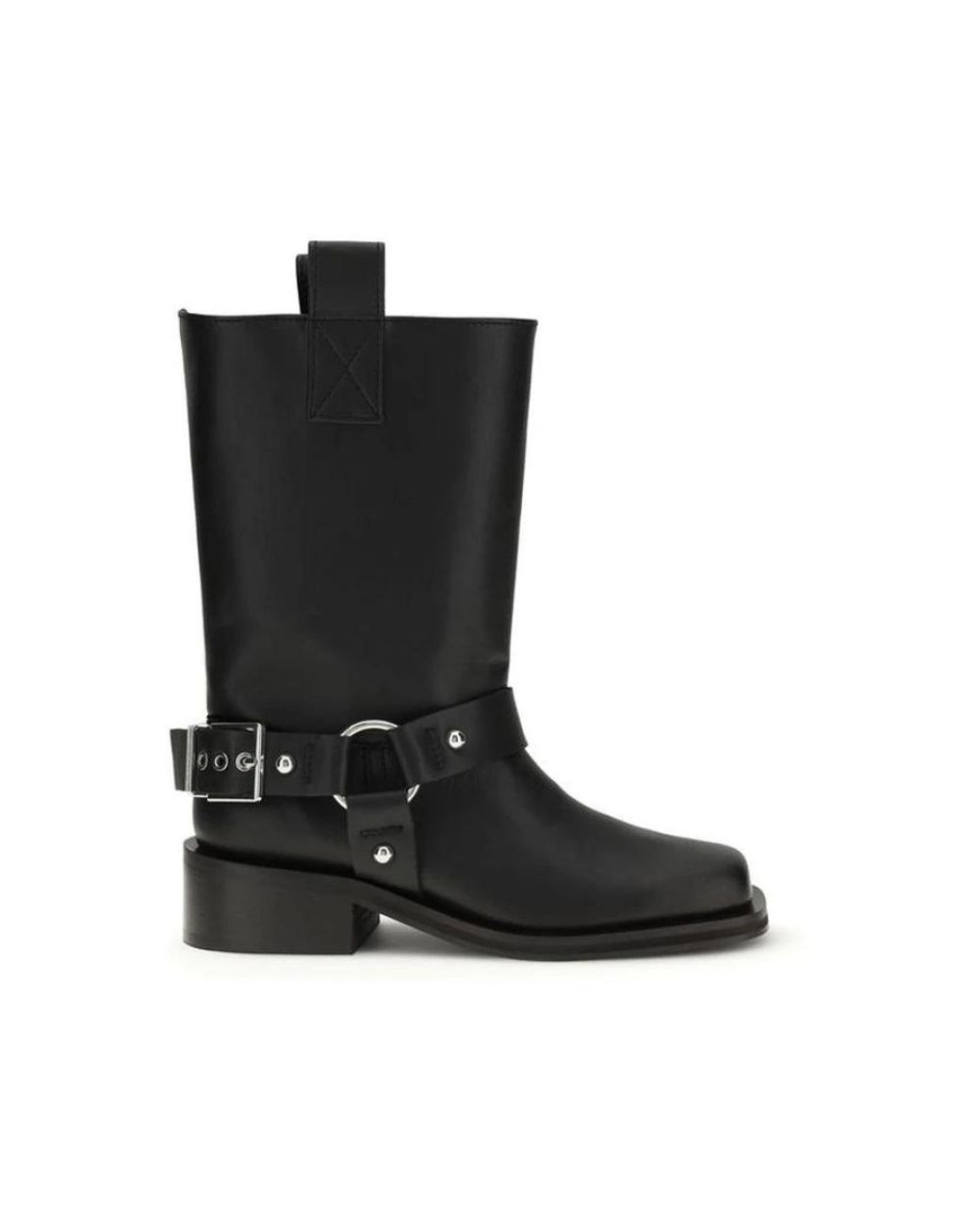 Ganni Black Ankle Boots