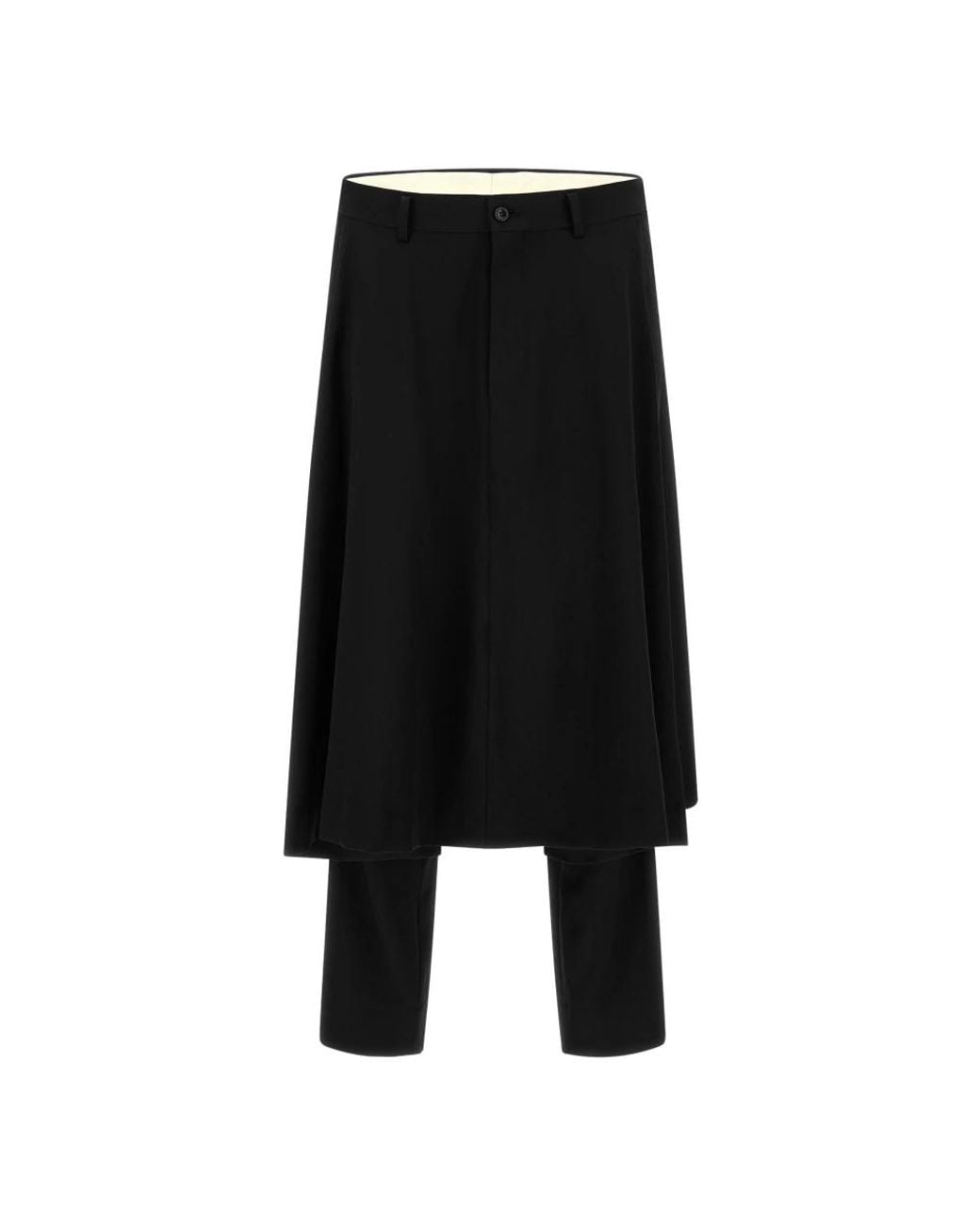 Comme des Garçons Black Straight Trousers for men