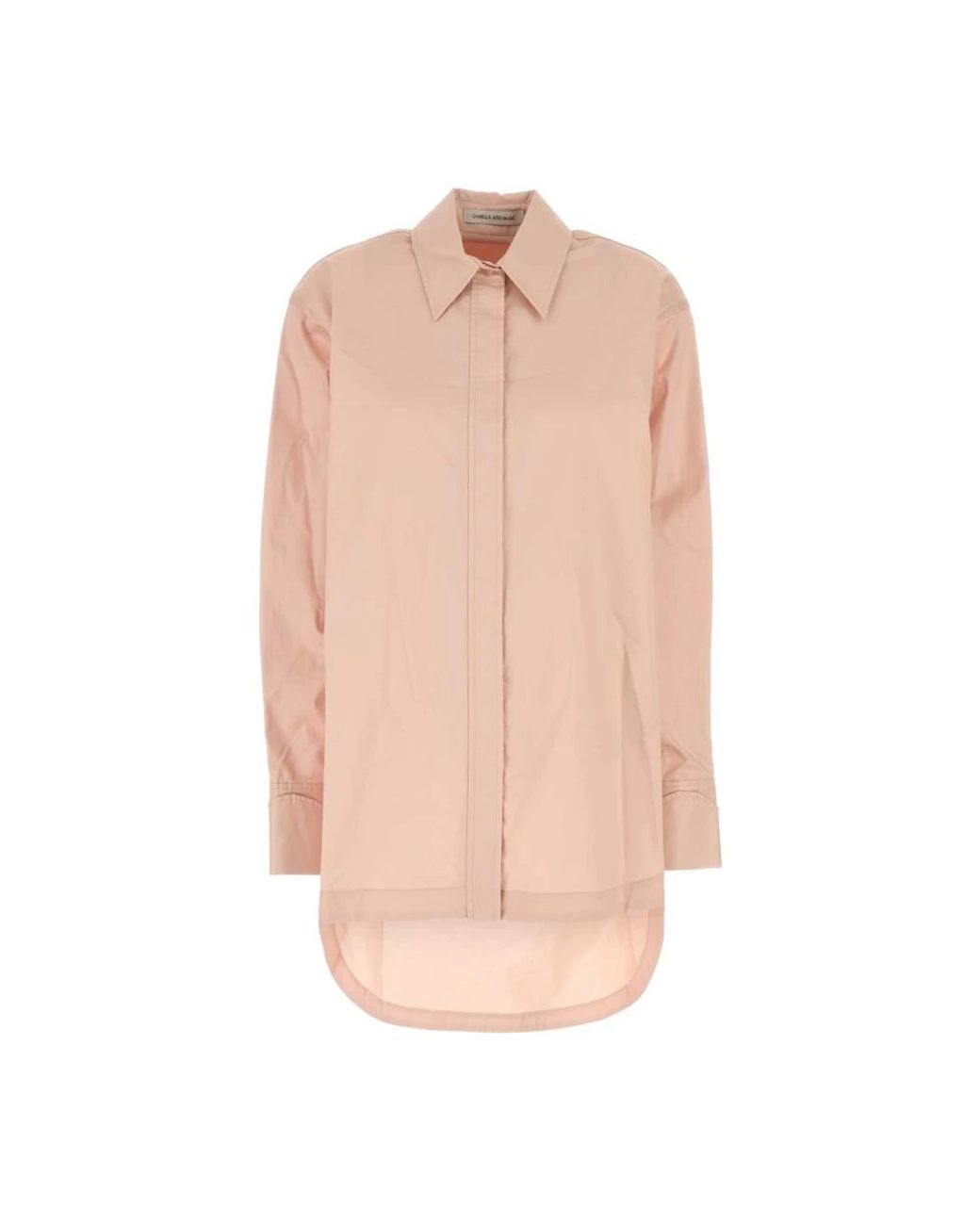 Camilla & Marc Overhemden ,Roze ,Katoen Porte Oversize Shirt in het Pink