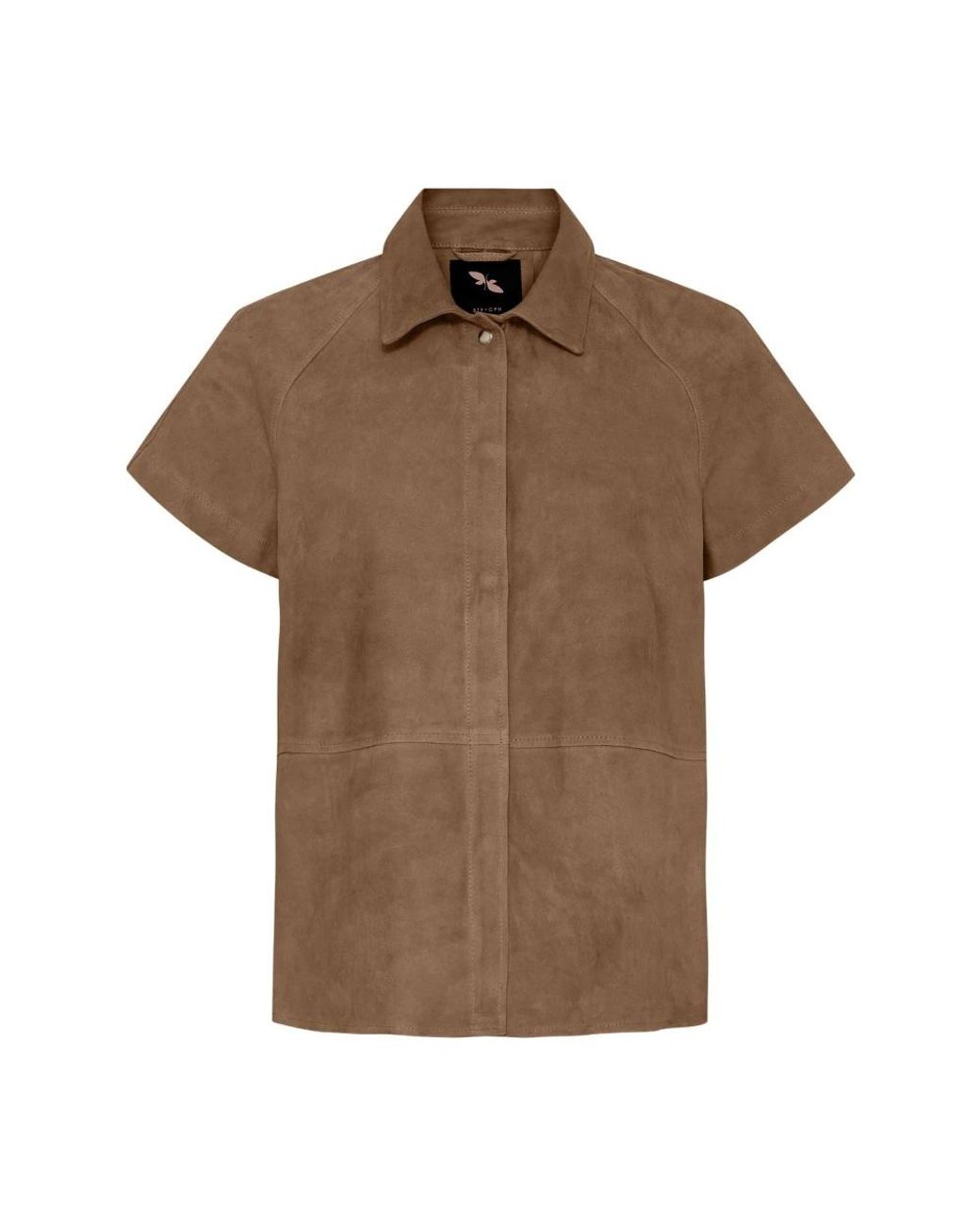 Btfcph Suède Blouse in het Brown