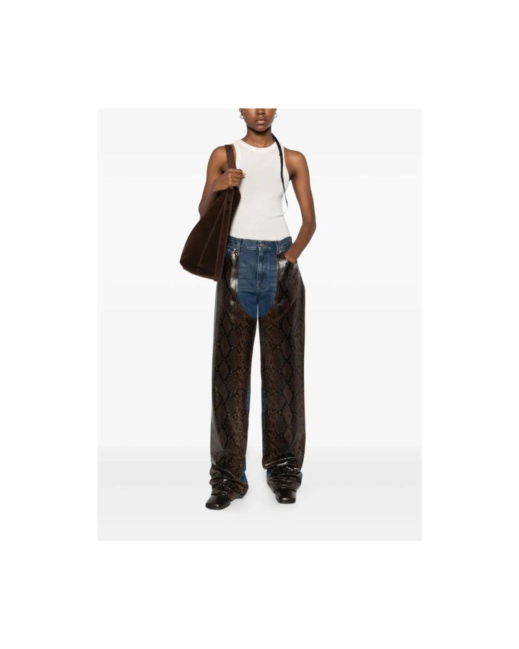 Co. White Sleeveless Tops