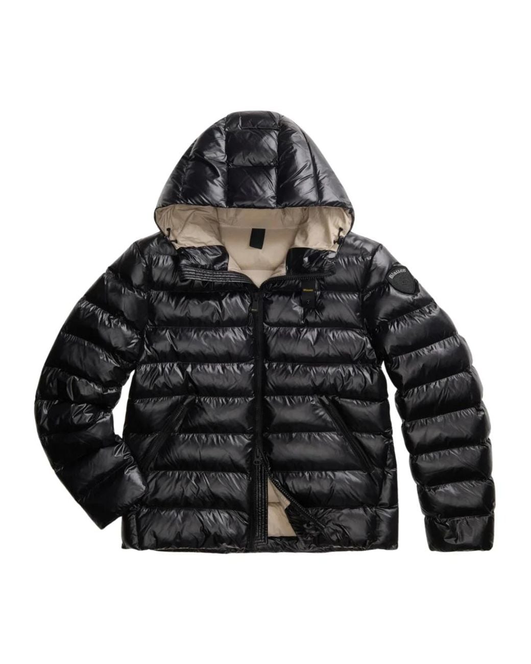 Blauer Adams Padded Jacket in Black für Herren