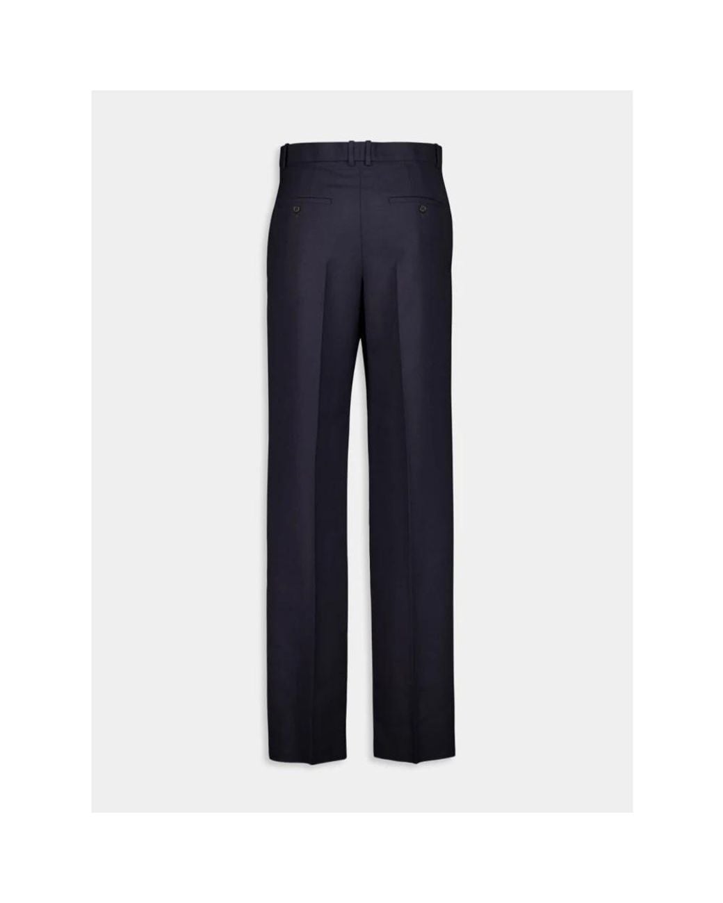 Saint Laurent Blue Wide Trousers for men