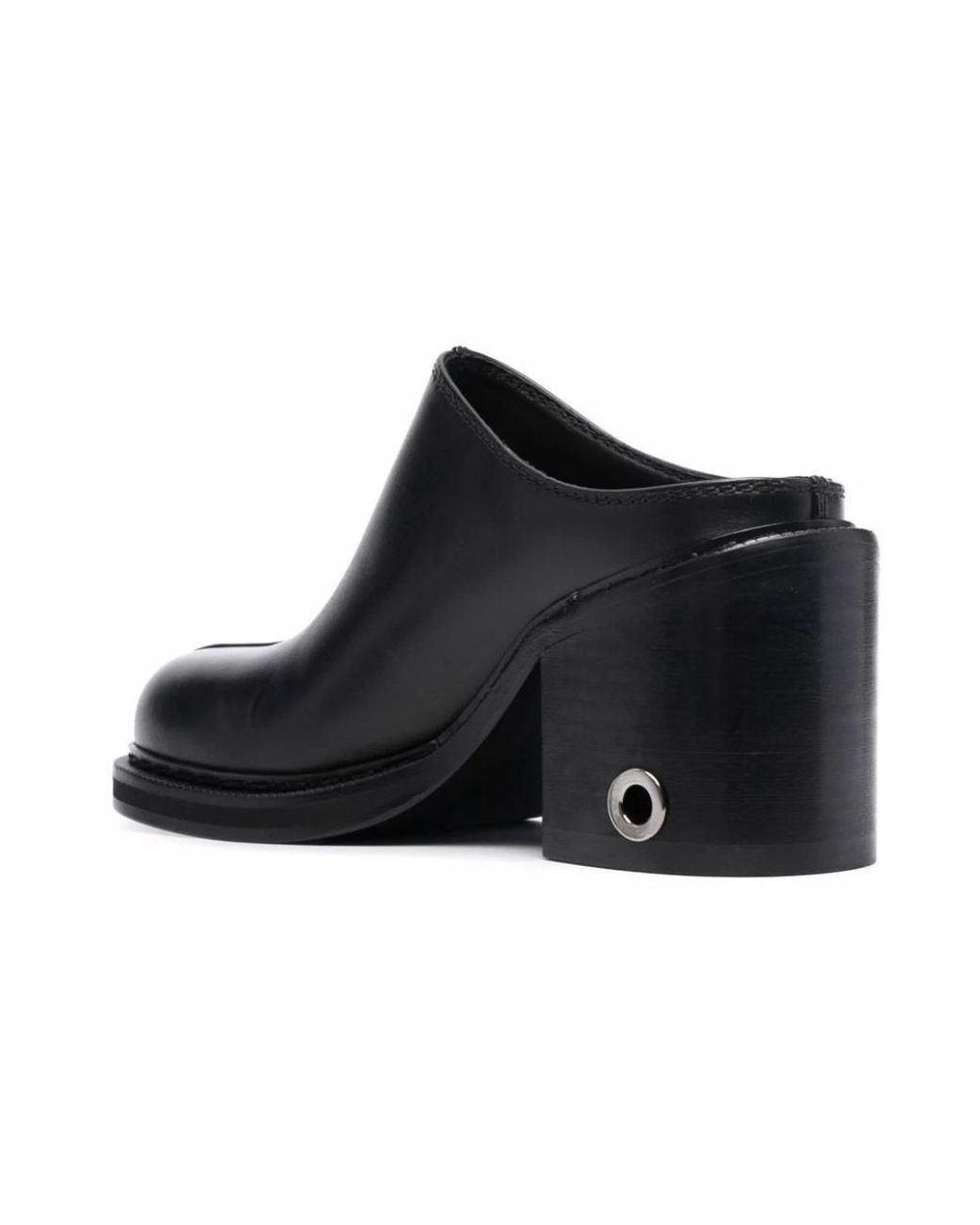 Sunnei Black Heeled Mules