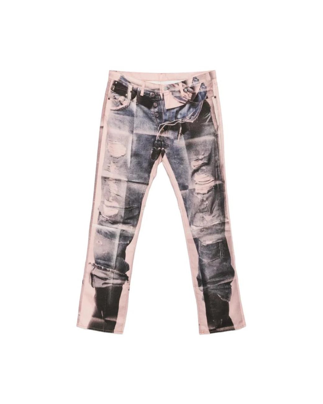 Straight Jeans Acne de hombre de color Gray