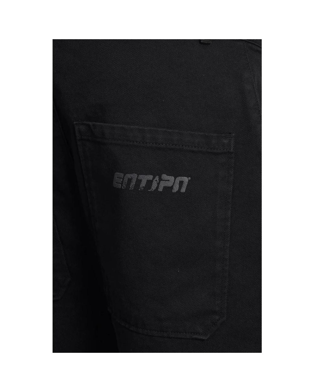 ENTERPRISE JAPAN Black Bermudas for men