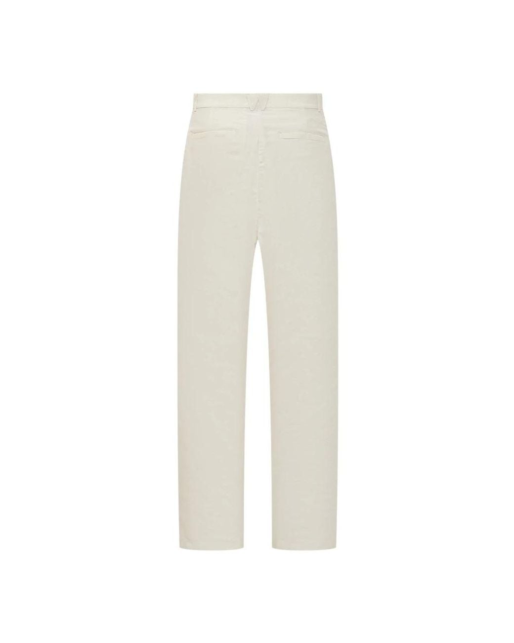 Willy Chavarria White Straight Trousers for men