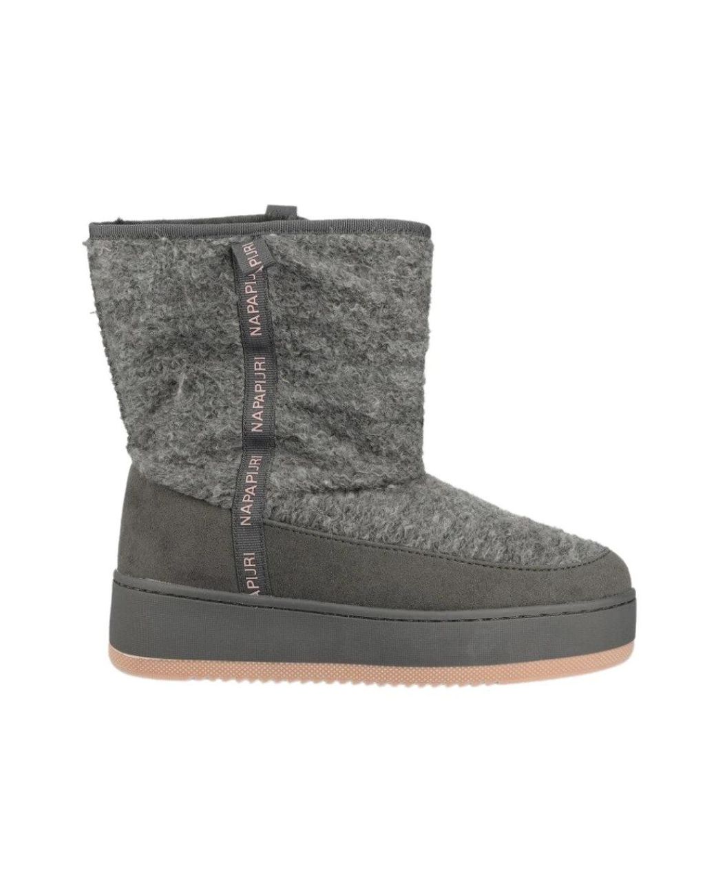 Napapijri Gray Winter Boots