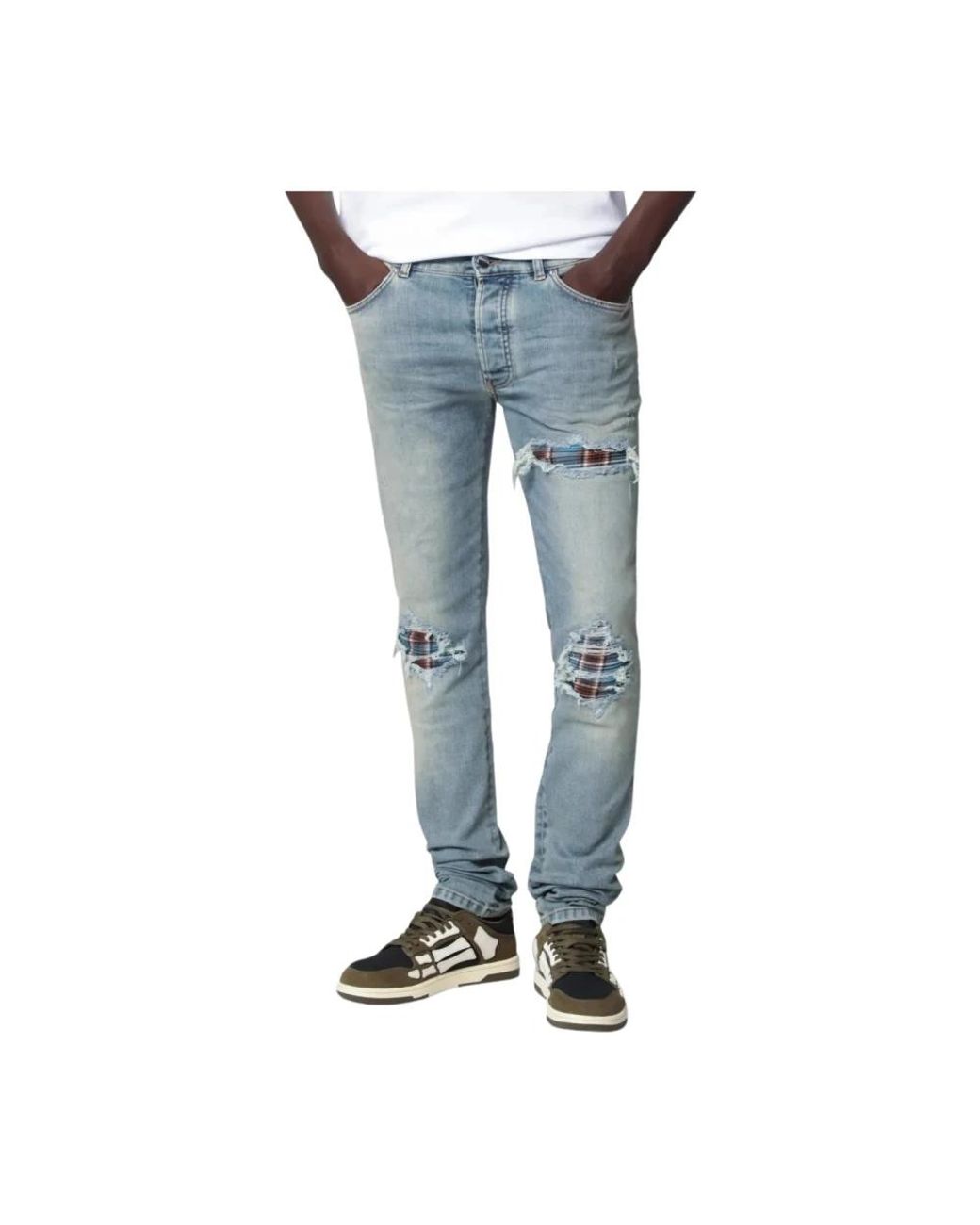Amiri Blue Slim Fit Jeans for men