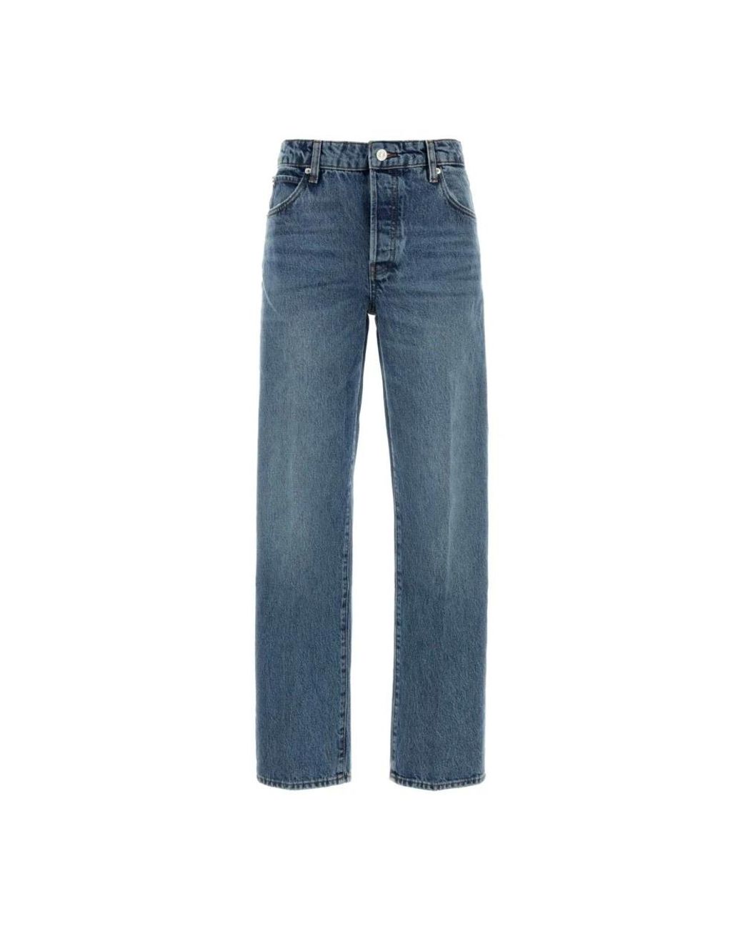 FRAME Blue Straight Jeans