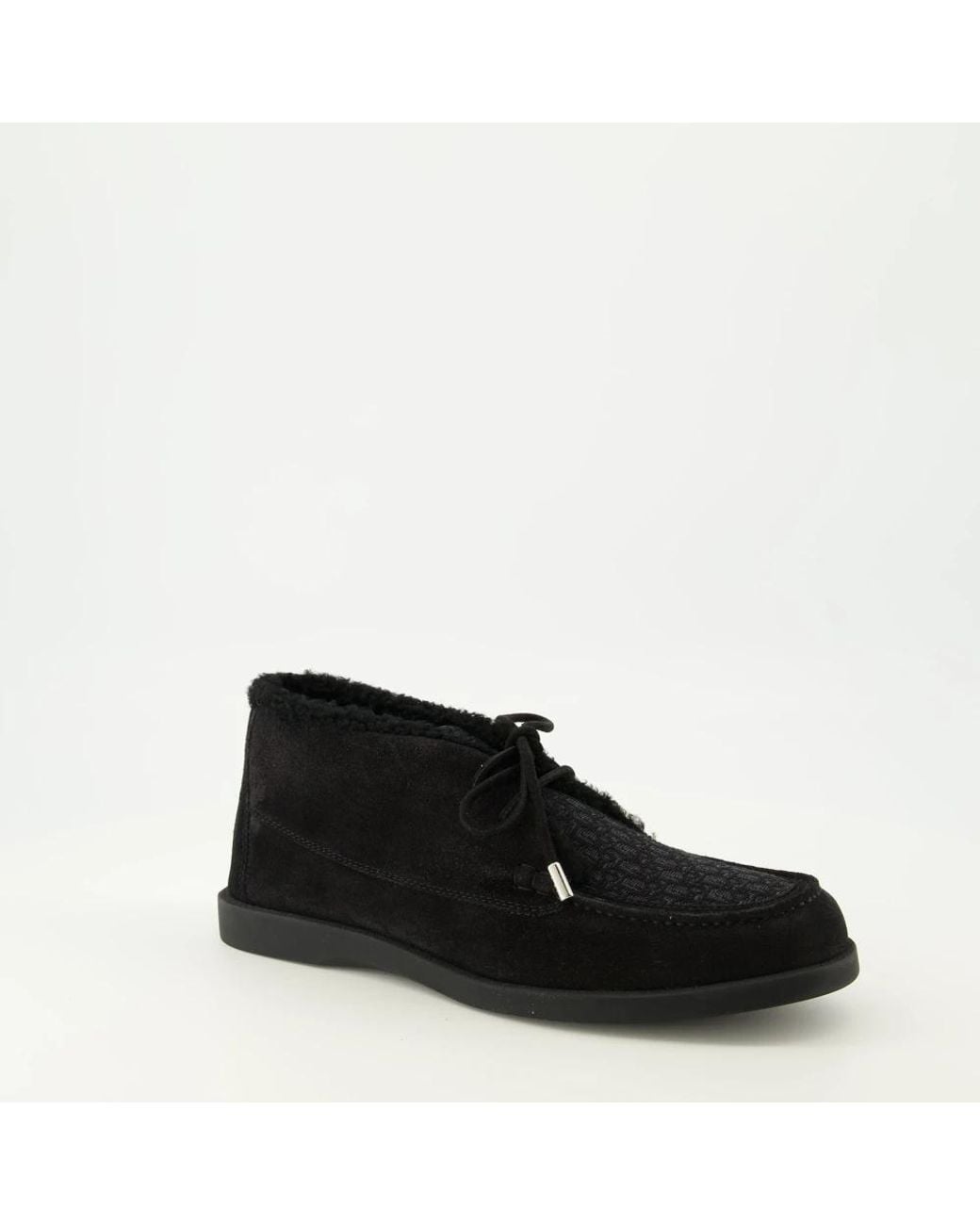 Dior Black Lace-Up Boots for men
