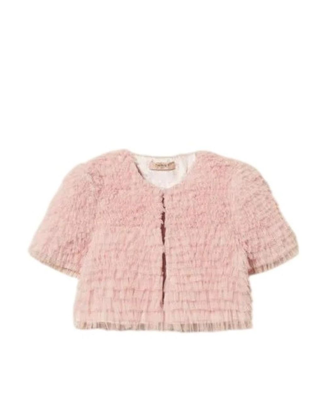 Twinset Pink Light Jackets