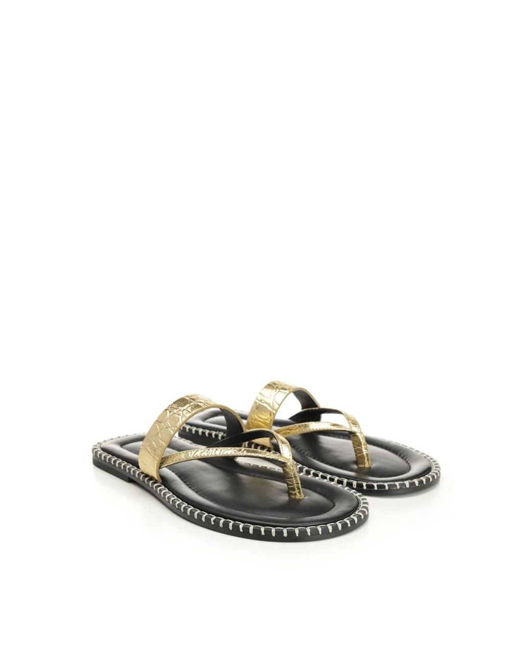 Dries Van Noten Natural Flip Flops