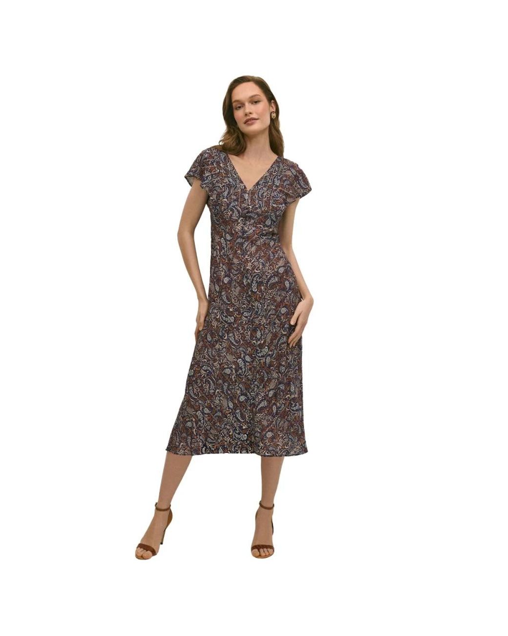 Brooks Brothers Brown Midi Dresses