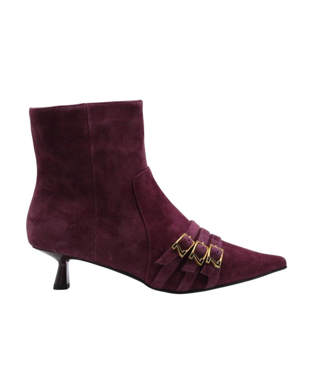 Nathan-Baume Purple Heeled Boots