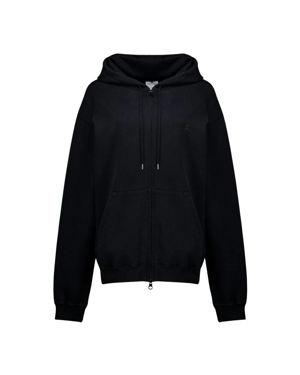 Courreges Black Zip-Throughs