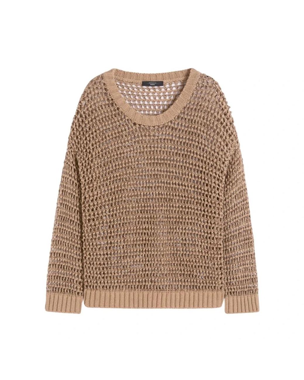 Weekend by Maxmara Brown Round-Neck Knitwear
