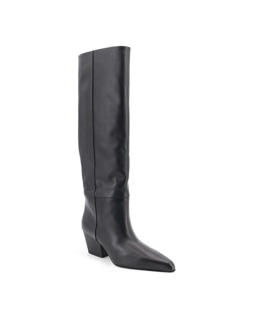 Paris Texas Black Cowboy & Biker Boots