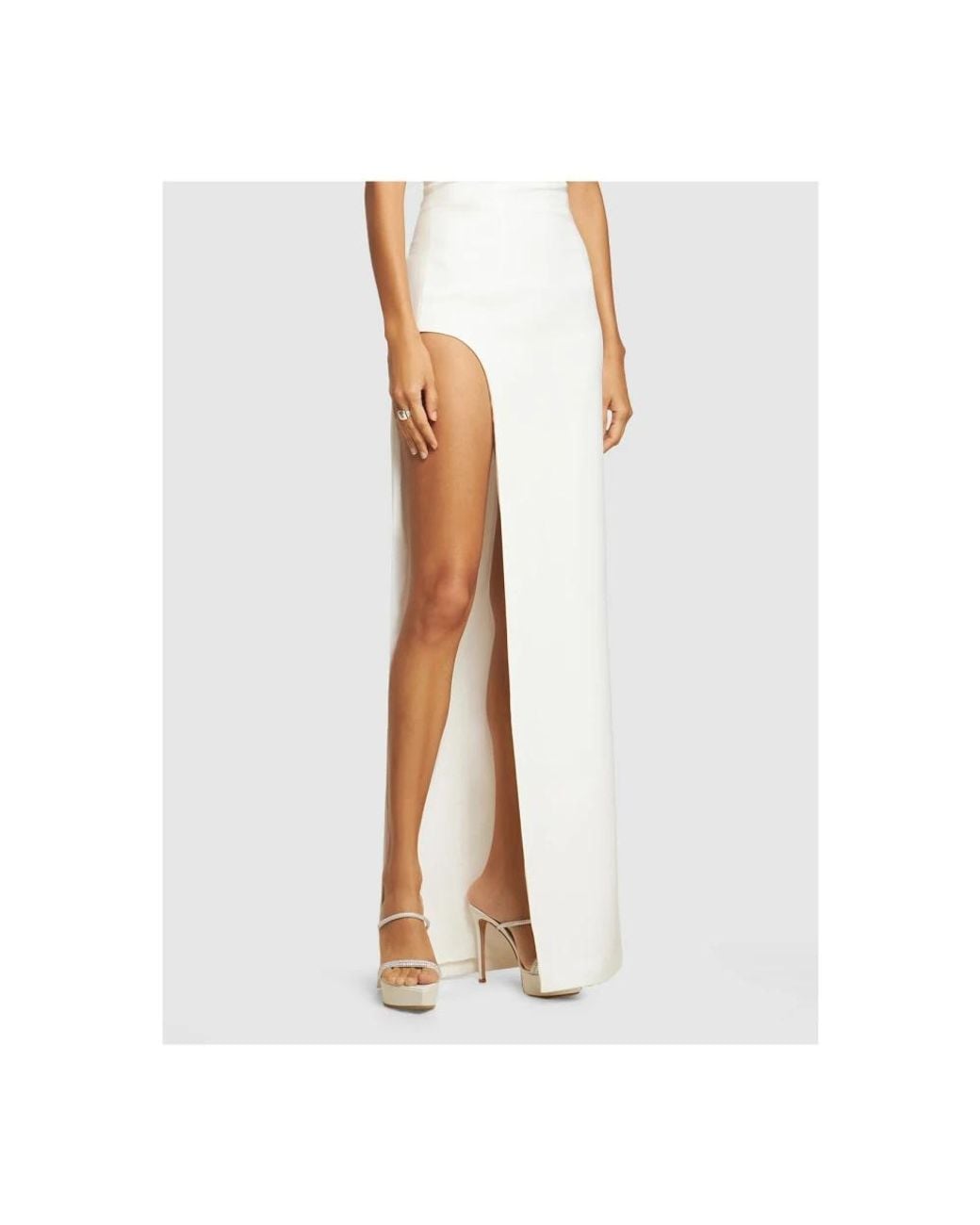Gianvito Rossi White Heeled Mules
