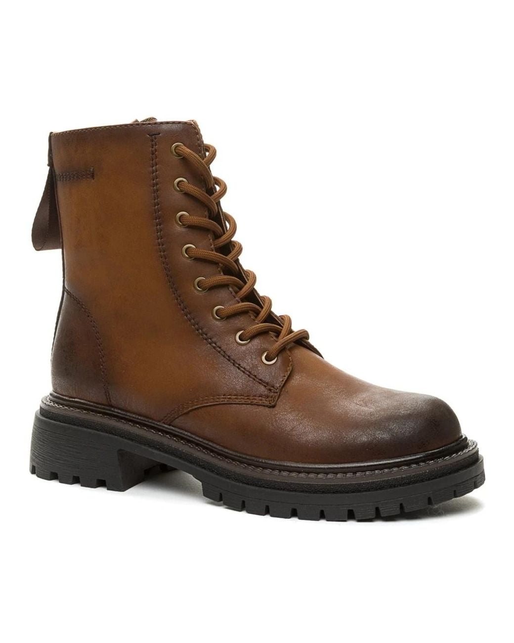 Keddo Brown Lace-Up Boots