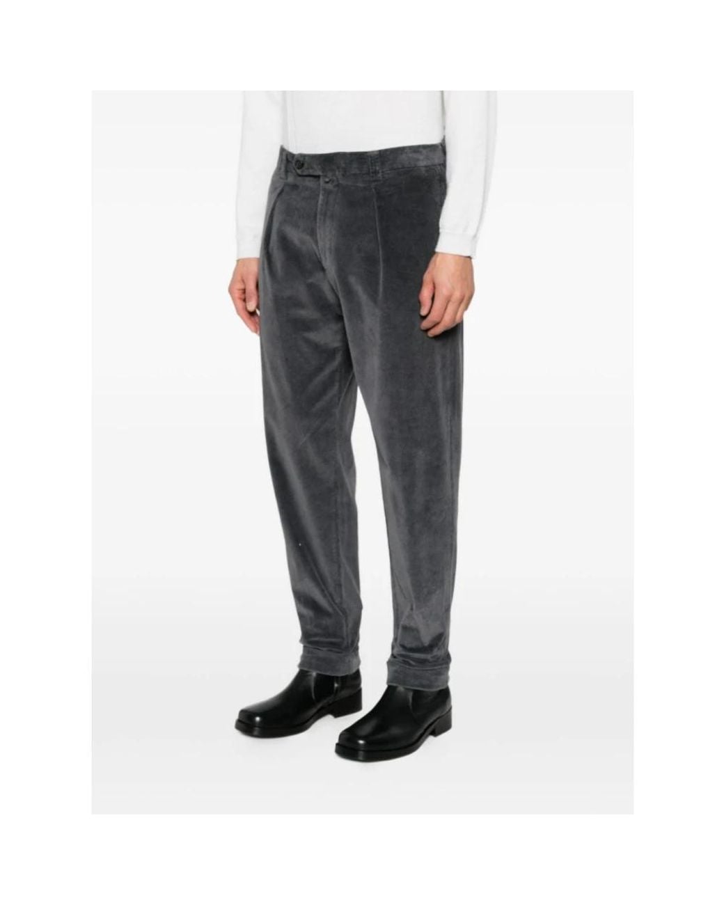 Berwich Gray Suit Trousers for men